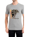 Versace I T-Shirt Medusa gris Homme