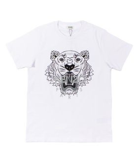 Kenzo I T-Shirt Tiger Blanc