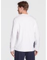 Lacoste I T-Shirt manches longues Blanc Homme
