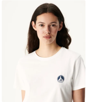 Jott Pietro Logo I T-Shirt Blanc Mixte