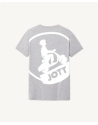 Jott Pietro Logo I T-Shirt Gris Chiné Mixte