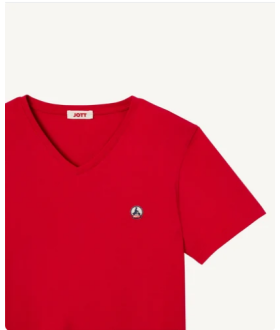 Jott Benito I T-Shirt Rouge Homme