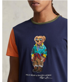 Polo Ralph Lauren I T-shirt logo imprimé Ourson Quadricolor