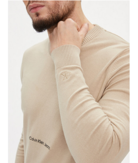 Calvin Klein I Pull beige homme