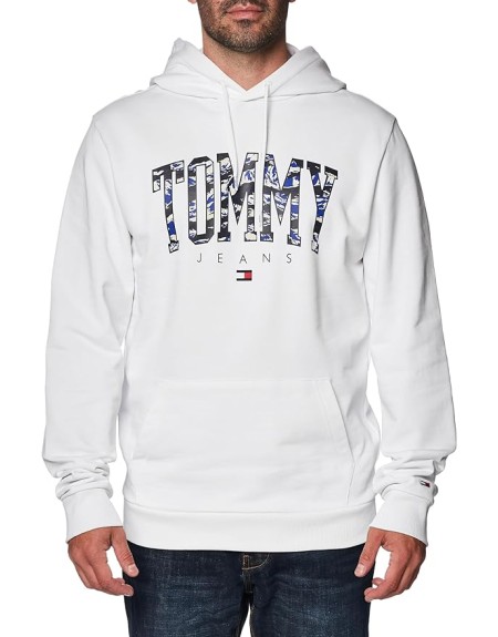 Tommy Jeans I Hoodie imprimé blanc