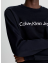Calvin Klein I Pull Noir écriture Blanche