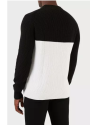 Calvin Klein I Pull en laine noir et blanc