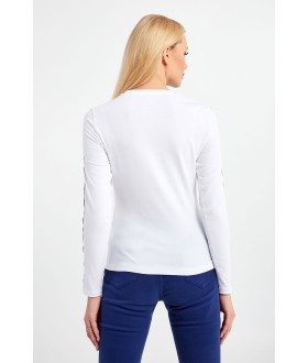 Emporio Armani I T-Shirt manches longues Blanc Femme