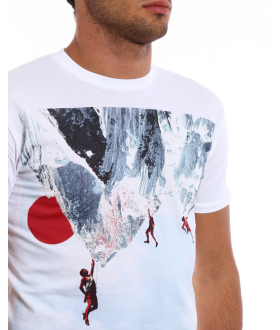 Dsquared2 I T-Shirt Mountain blanc Homme